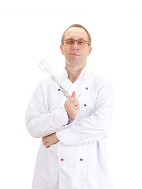 chef-kok met garde - Foto, afbeelding