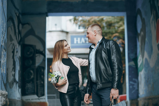 couple in city - Photo, Image