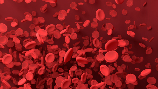 Ερυθρών αιμοσφαιρίων σε αιμοφόρο αγγείο του σώματος. Επιστήμη γραφικό για edu - Φωτογραφία, εικόνα