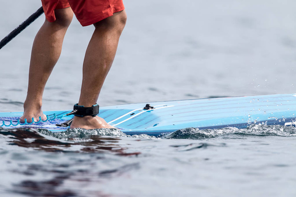 Speed competition on Stand Up Paddle Board - Photo, Image