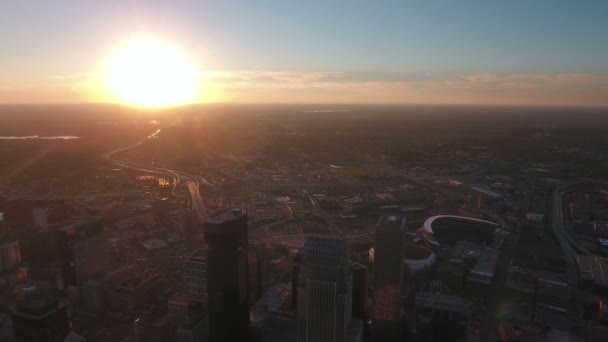 Luftbild von Minneapolis in Minnesota. - Filmmaterial, Video