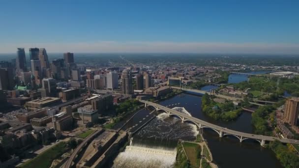 Vidéo aérienne de Minneapolis au Minnesota
. - Séquence, vidéo