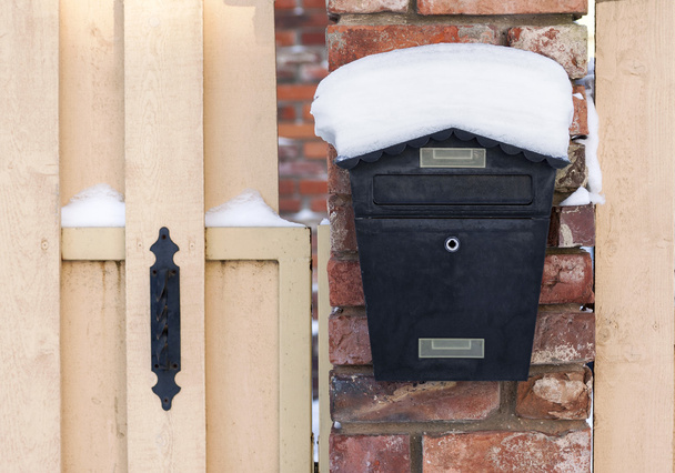 posta kutusu, kış - Fotoğraf, Görsel