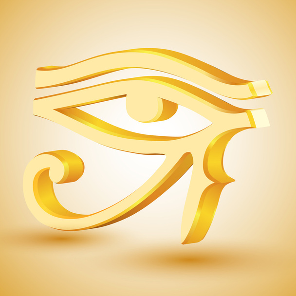 Occhio d'oro di Horus
. - Vettoriali, immagini