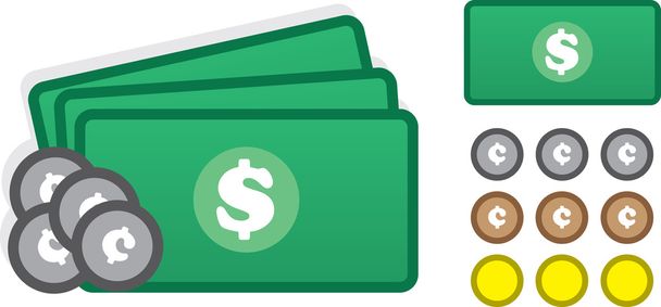 Money Icons - Vector, Image