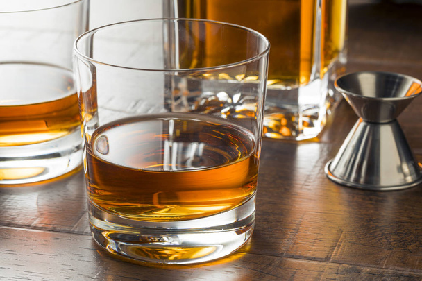 Delicious Bourbon Whiskey Neat - Photo, Image
