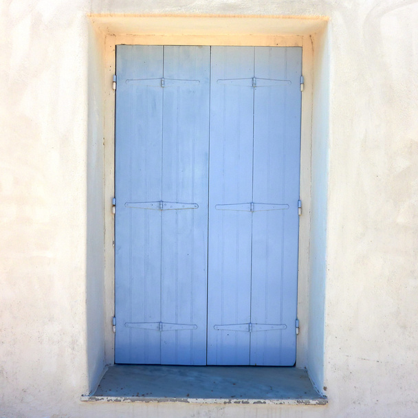 Ablak redőnyök kék - Fotó, kép