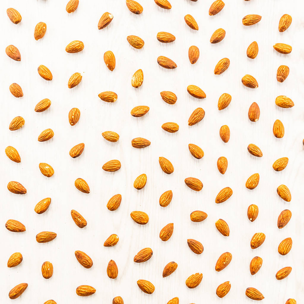 Almonds nut textures and surface with pattern - Φωτογραφία, εικόνα
