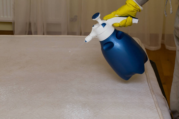 dry cleaning of a mattress - Foto, Bild