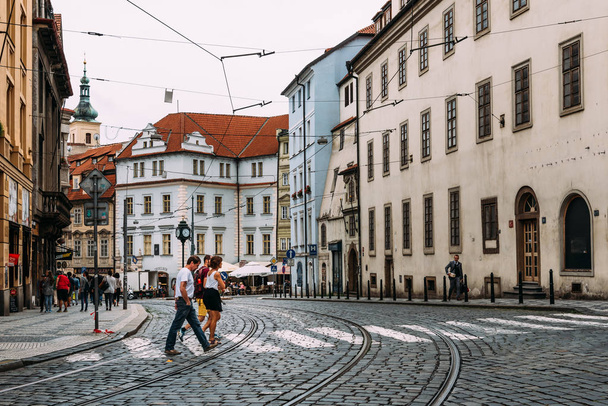 Street scene in Prague - Valokuva, kuva