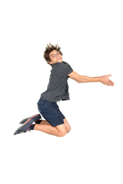 Garçon sautant
 - Photo, image