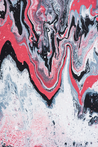 Abstract texture with grey, white and pink oil paint - Foto, afbeelding