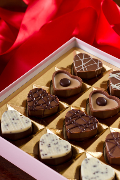 шоколад у формі серця
 - Фото, зображення