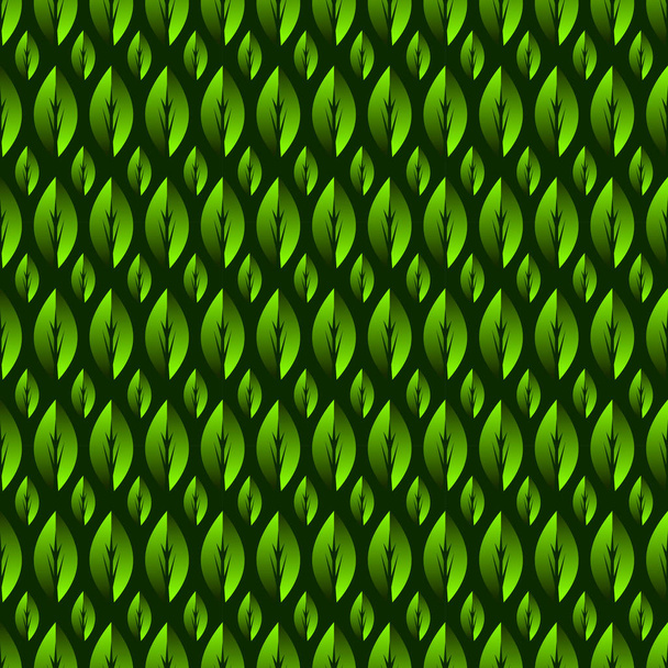 Бесшовный рисунок листьев
 - Вектор,изображение