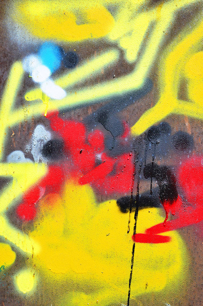 Детальне зображення кольорового графіті. Фон вуличного мистецтва картина
 - Фото, зображення