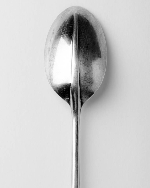 vintage silver serving spoon Kitchen Utensil - Foto, Imagen