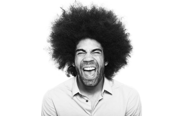 Portrait of a happy man with expressions - Valokuva, kuva