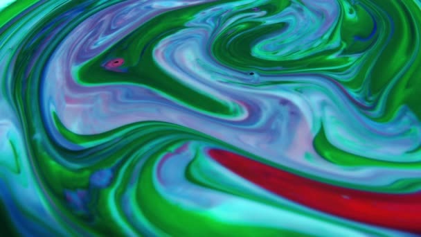 1920x1080 25 Fps. Très beau motif abstrait Concept artistique Huile Surface Mouvement Surface Liquide Peinture Texture Vidéo
. - Séquence, vidéo