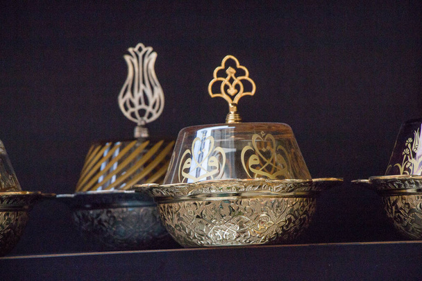 Osman turecké starožitné kuchyňské nádobí talíř - Fotografie, Obrázek