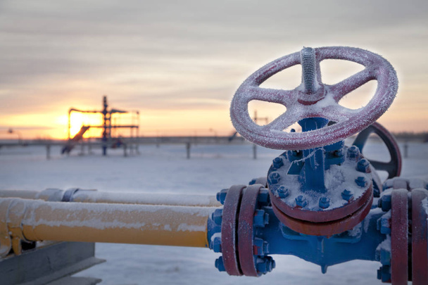 gas production process close up - Photo, Image