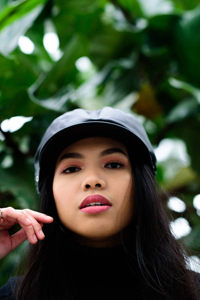 Güzel bir Asya kadının headshot - Fotoğraf, Görsel