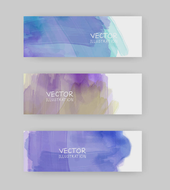 Vector banner shapes collection isolated on white - ベクター画像