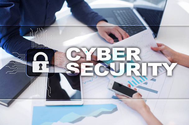 Ciberseguridad, protección de datos, seguridad de la información y cifrado. tecnología de Internet y concepto de negocio
. - Foto, imagen