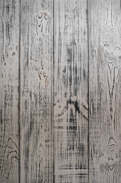 White wood background texture - Photo, Image