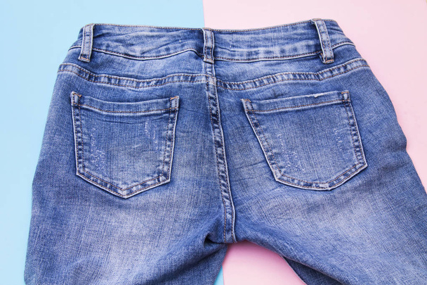 back pocket of jeans - Foto, Imagen