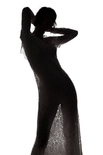 Сексуальная женщина в прозрачном платье
 - Фото, изображение