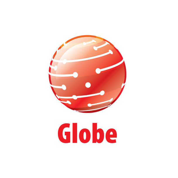 vektor logo globe - Vektor, kép