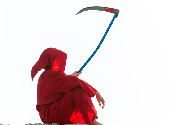 Grim reaper in red - Photo, Image