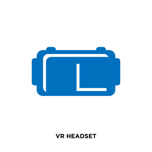 vr headset icon isolated on white background for your web, mobile and app design - Vetor, Imagem