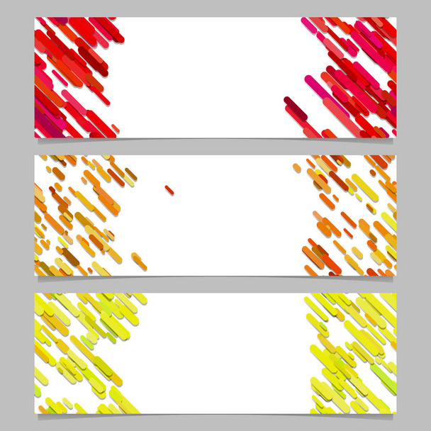 Modèle abstrait de bannière de fond jeu de conception avec des bandes diagonales colorées
 - Vecteur, image