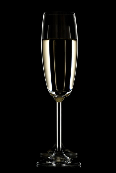 Two champagne flute. - Foto, Bild