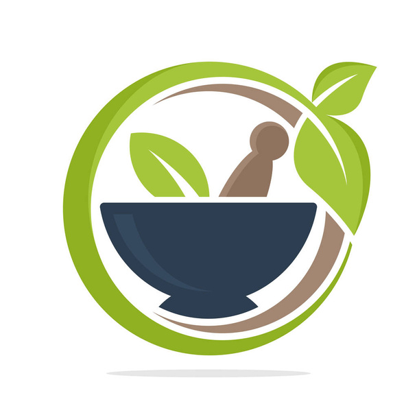 logo icon for herbal medicine business - Вектор,изображение