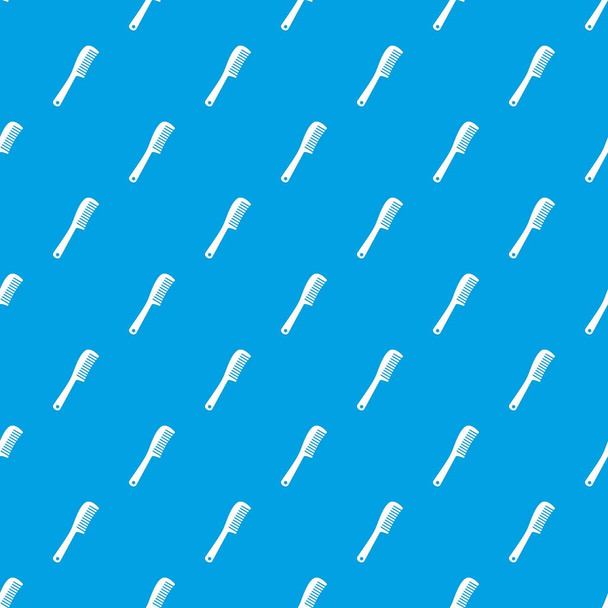 Comb pattern seamless blue - Vector, afbeelding