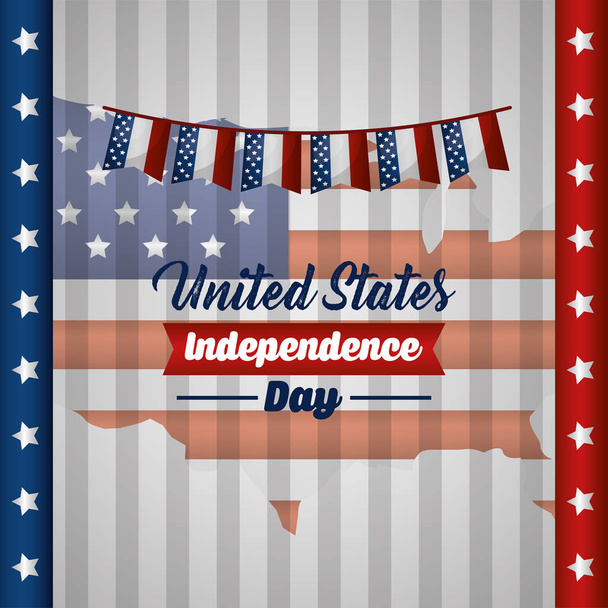 american independence day - Vektor, obrázek