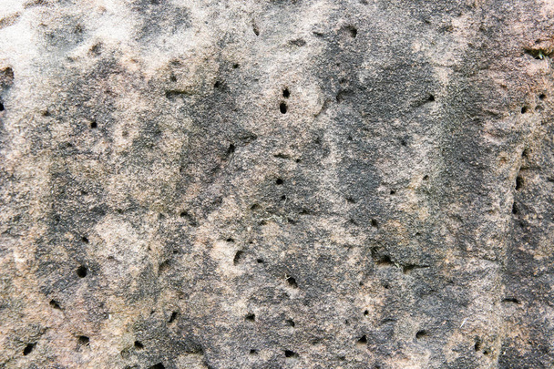 Doğal taş kumtaşı büyük kahverengi, katı, sert zemin tarafından karakterize kumtaşı arka plan doku. - Fotoğraf, Görsel