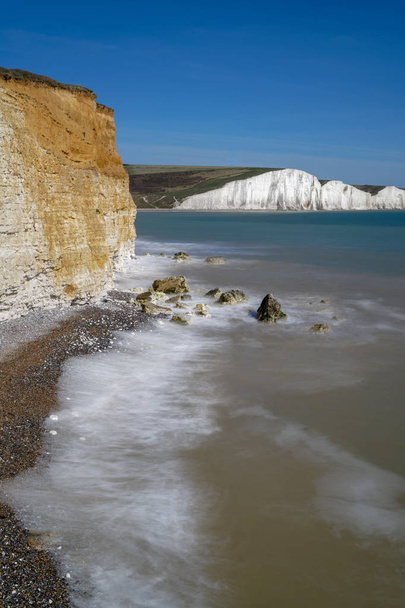 Vista de la costa de Sussex desde Hope Gap
 - Foto, Imagen
