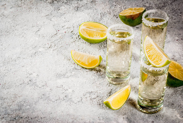tekila limon ve tuz - Fotoğraf, Görsel