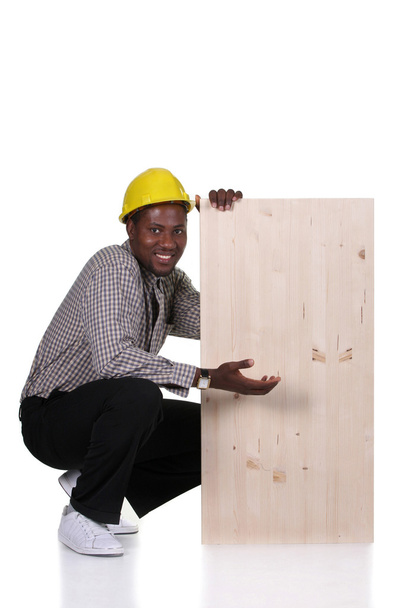 Young african american carpenter - Foto, immagini