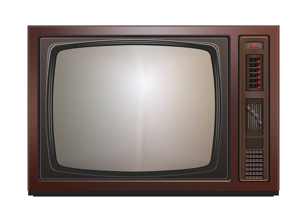 Retro tv, διανυσματική απεικόνιση - Διάνυσμα, εικόνα