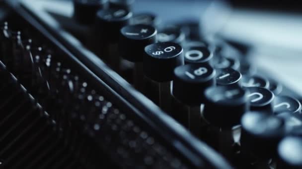 Starý psací stroj detaily - Záběry, video