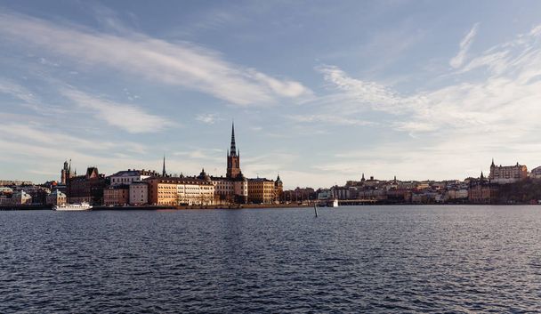 Старе місто Стокгольма і німецької церква видно - Фото, зображення
