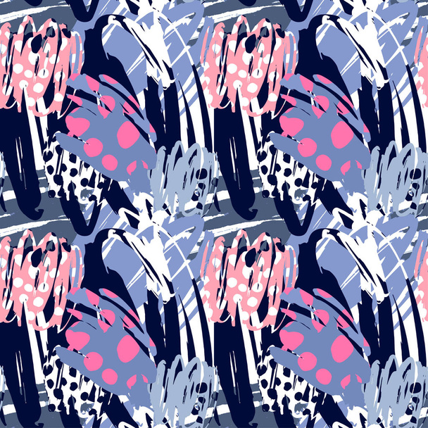  Seamless urban funky textile pattern  - Vector, afbeelding