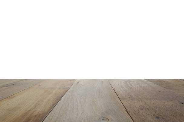 wood surface table top on white background - Fotó, kép