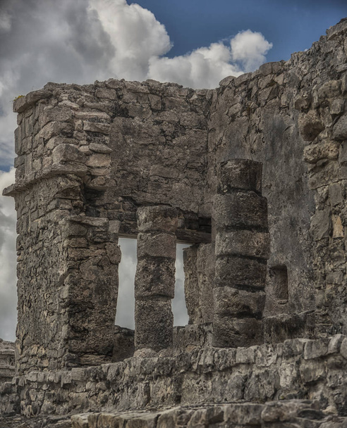 Ruinas y templos mayas en Tulum Quintana Roo 8  - Φωτογραφία, εικόνα