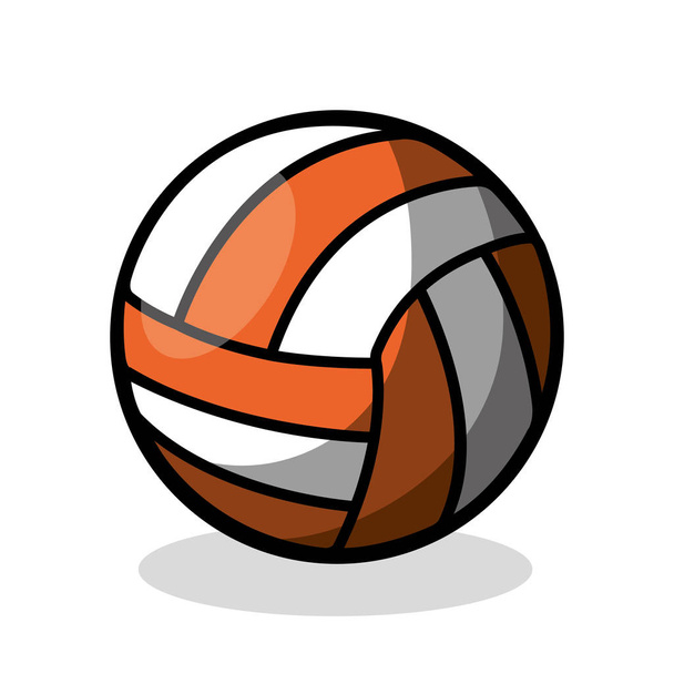Sportabzeichen für Volleyball - Vektor, Bild