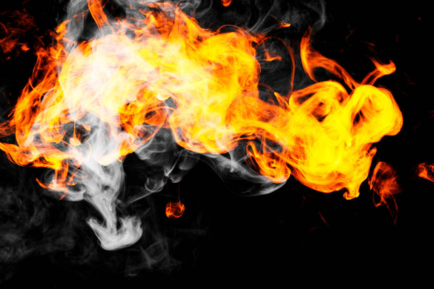 Fire flames background.   - Photo, Image